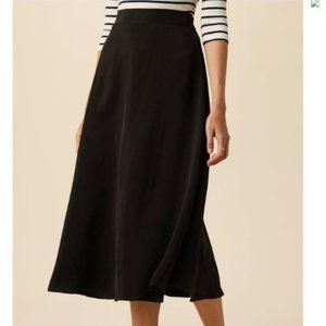 Amour Vert Blaze Midi Skirt, Black S Small - Offers Welcome